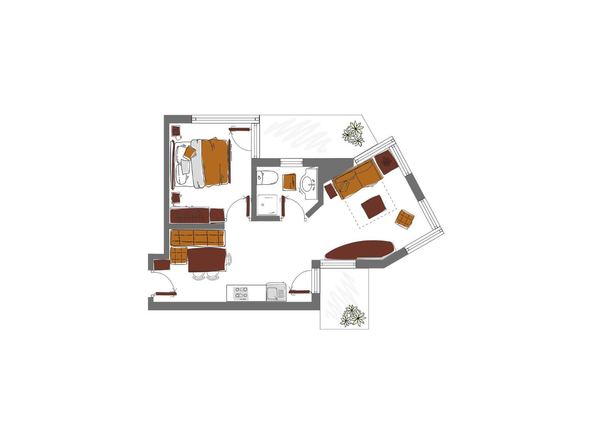 Schoenblick - Gurgl B&B Obergurgl Oda fotoğraf